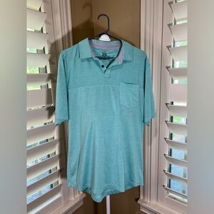 Veece Teal Polo Shirt with Pocket